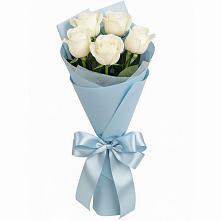 Букет 5 Белых роз Проуд #REPLACE_PRED# Стремилово