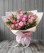 Букет Розовый кустик в Стремилово