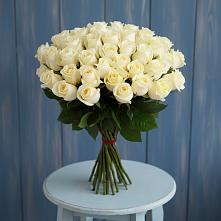 Букет 51 Белая роза Эдлесс Лав #REPLACE_PRED# Стремилово