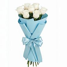 Букет 7 белых роз Проуд #REPLACE_PRED# Стремилово