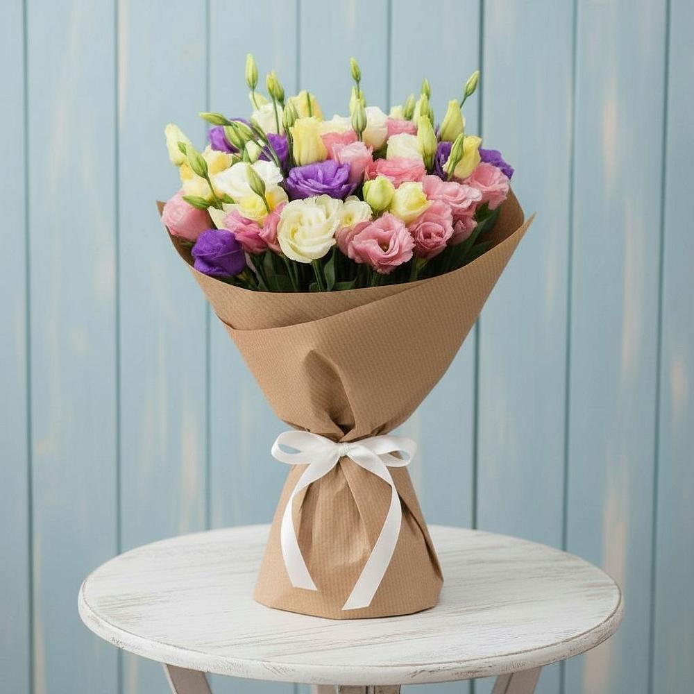 Букет цветов из: Лизиантусы в Стремилово