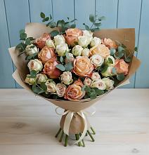 Букет цветов из:  Альстромерии и Розы #REPLACE_PRED# Стремилово