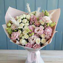 Букет цветов из:  Альстромерии и Розы #REPLACE_PRED# Стремилово