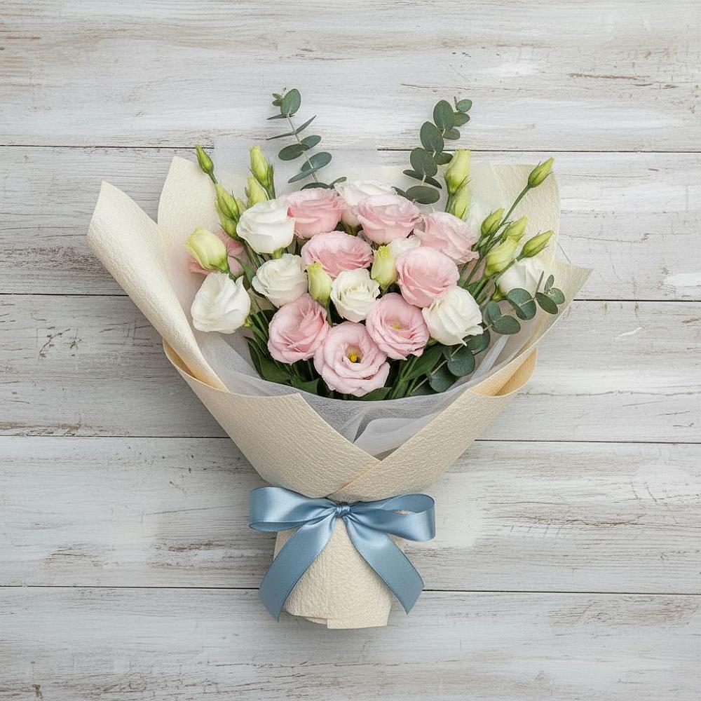 Букет цветов из: Лизиантусы в Стремилово